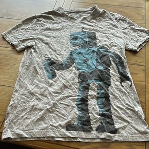 Mens Brandalised elevenparis robot t-shirt size Small